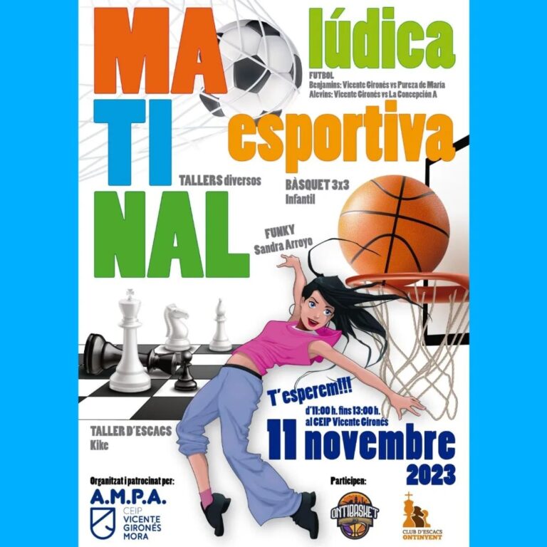 Matinal ludica esportiva al col·legi Vicent Gironés