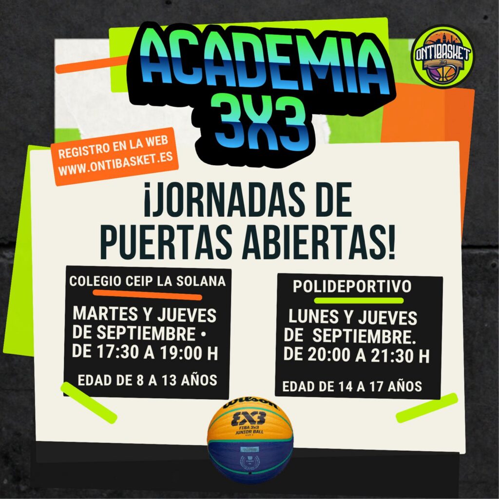 Informació Acadèmia Ontibasket 3×3